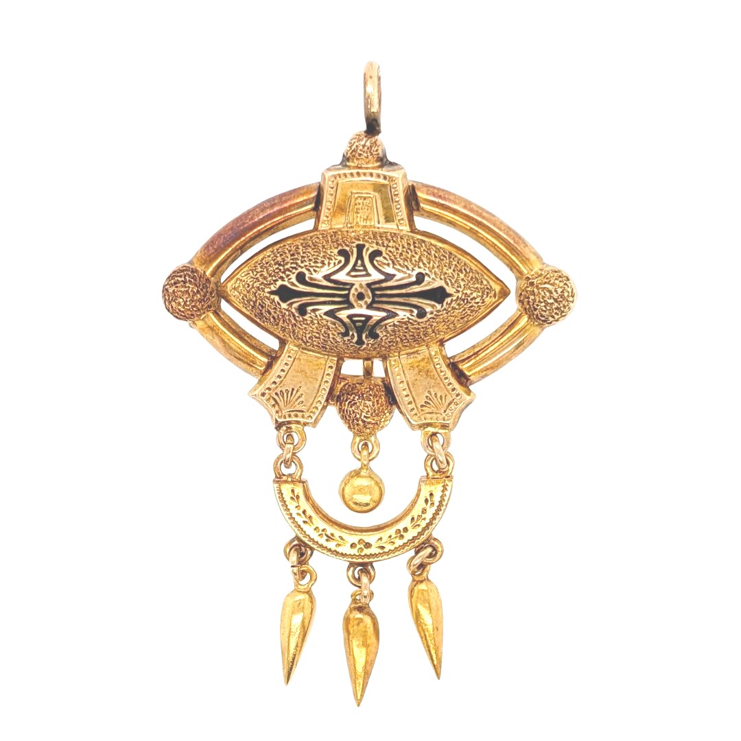 Dangling Gold Pendant