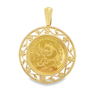 Panda Coin Pendant