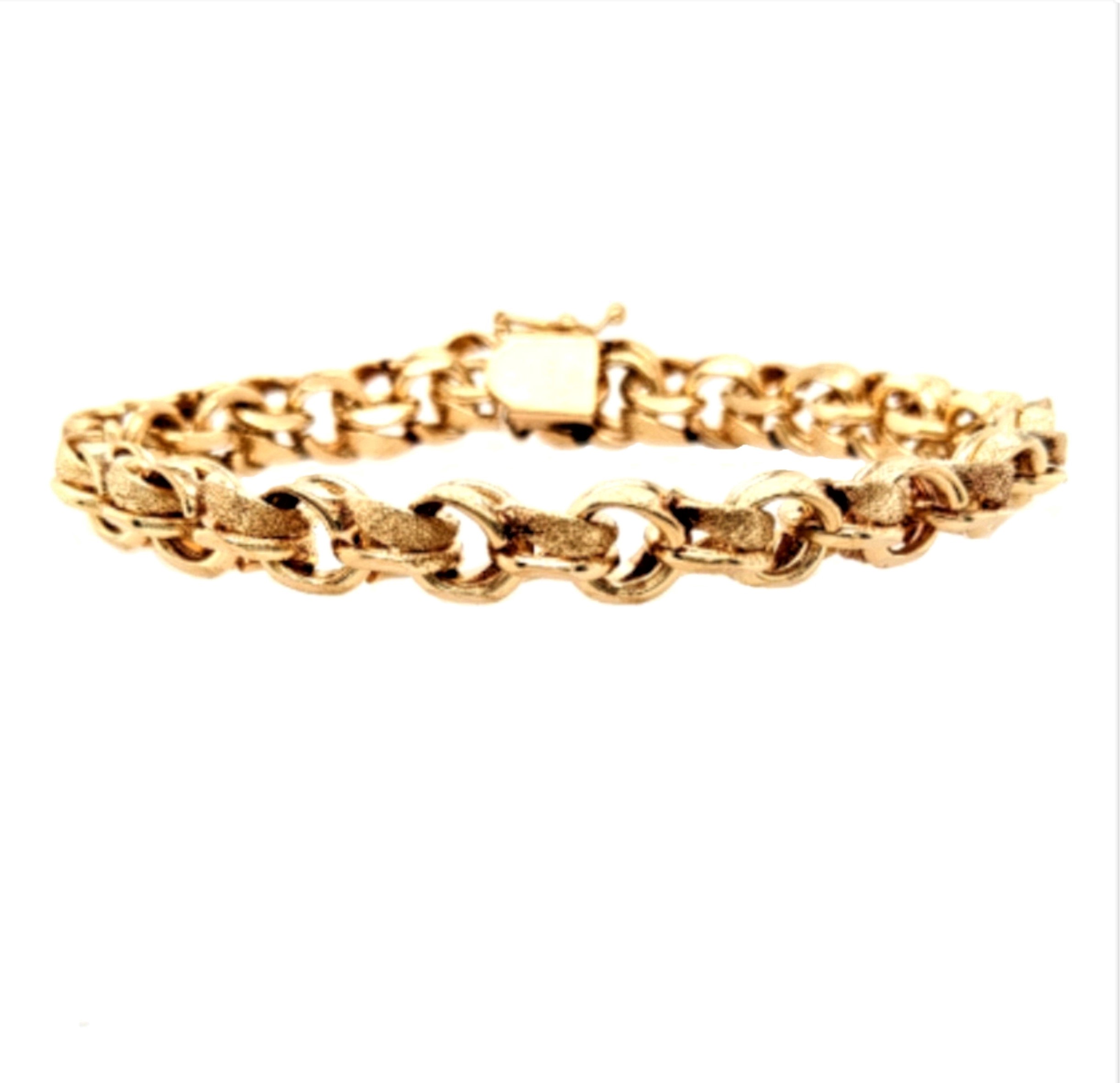 Gold Double Link Bracelet
