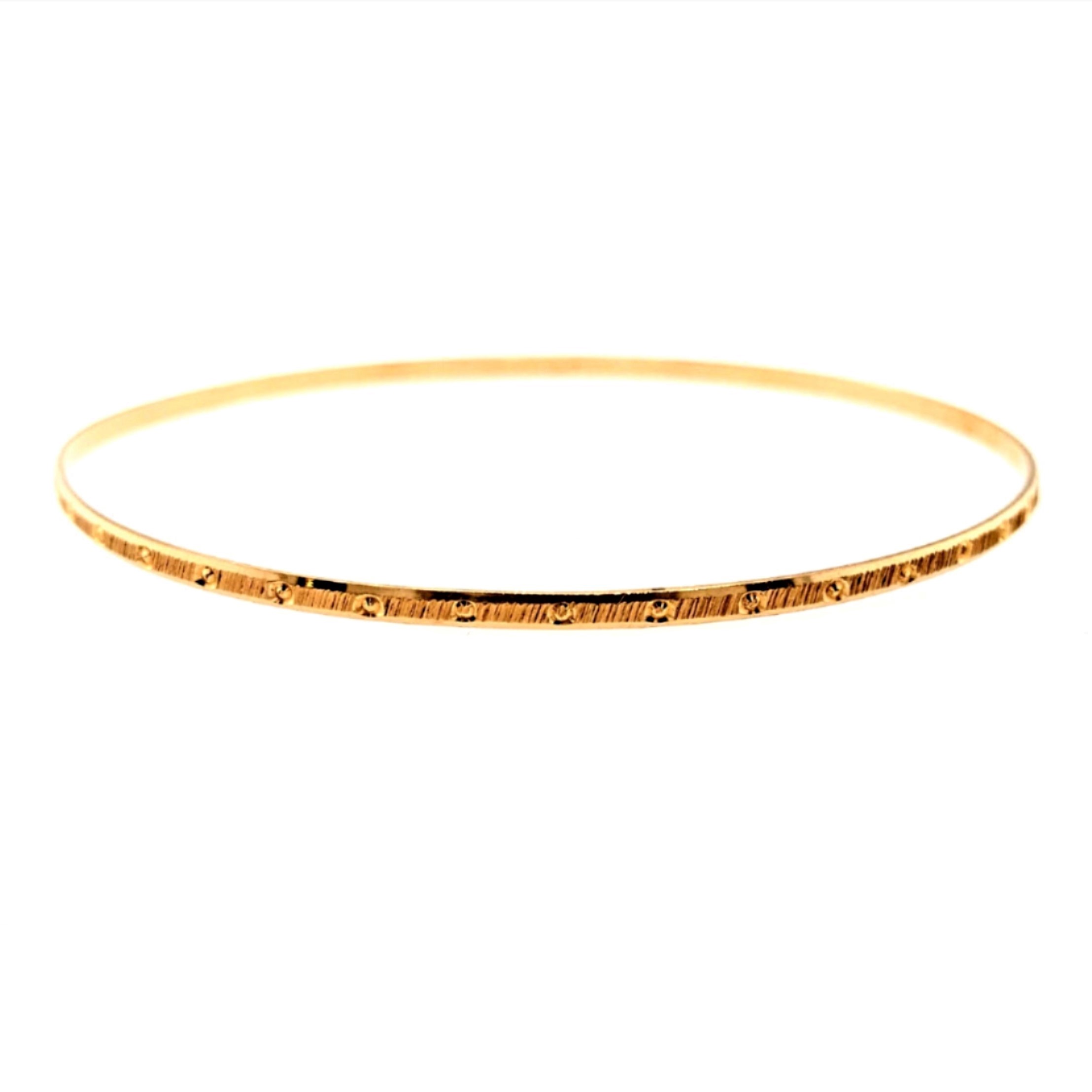 Gold Bangle Bracelet