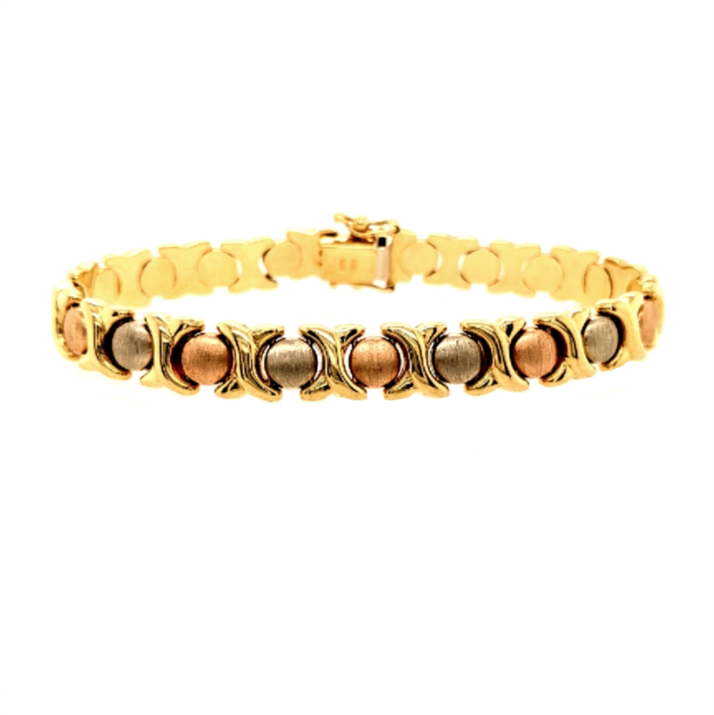 Gold "XO" Bracelet