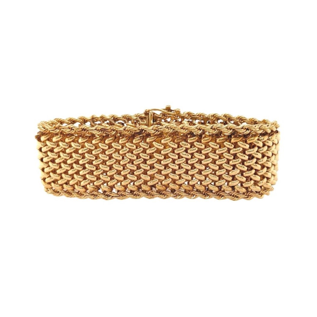 Gold Mesh Bracelet