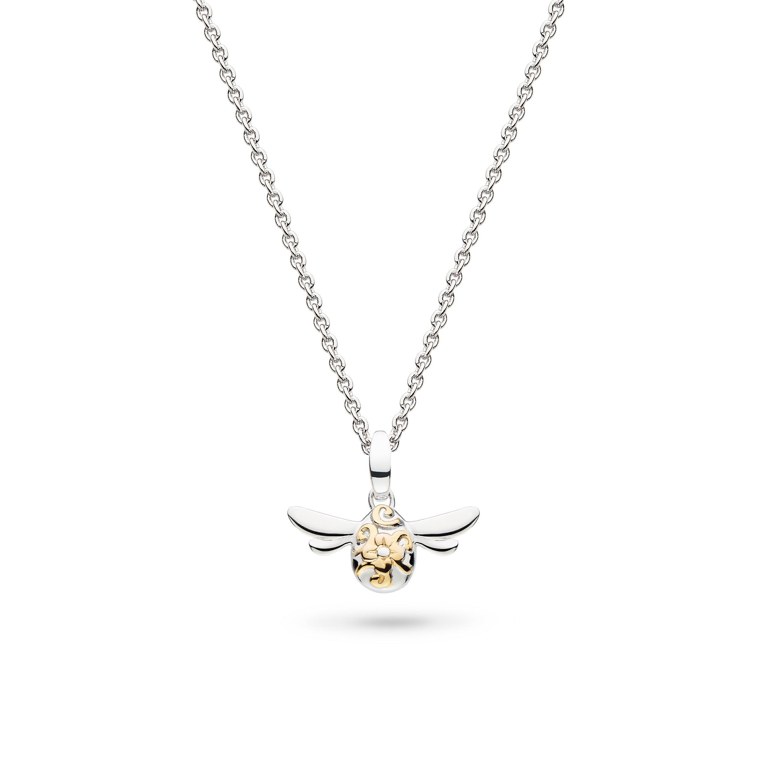 Bee Necklaces for Women Sterling Silver with CZ Honey Jewelry Honeycom–  romanticwork