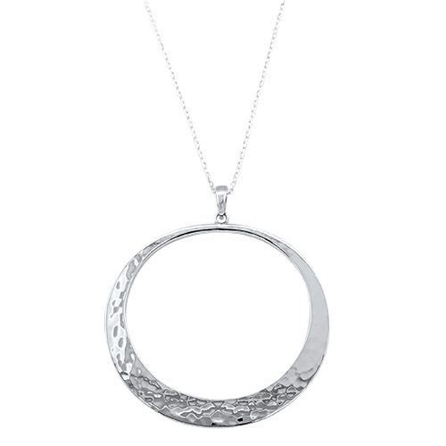 Silver Eclipse Necklace