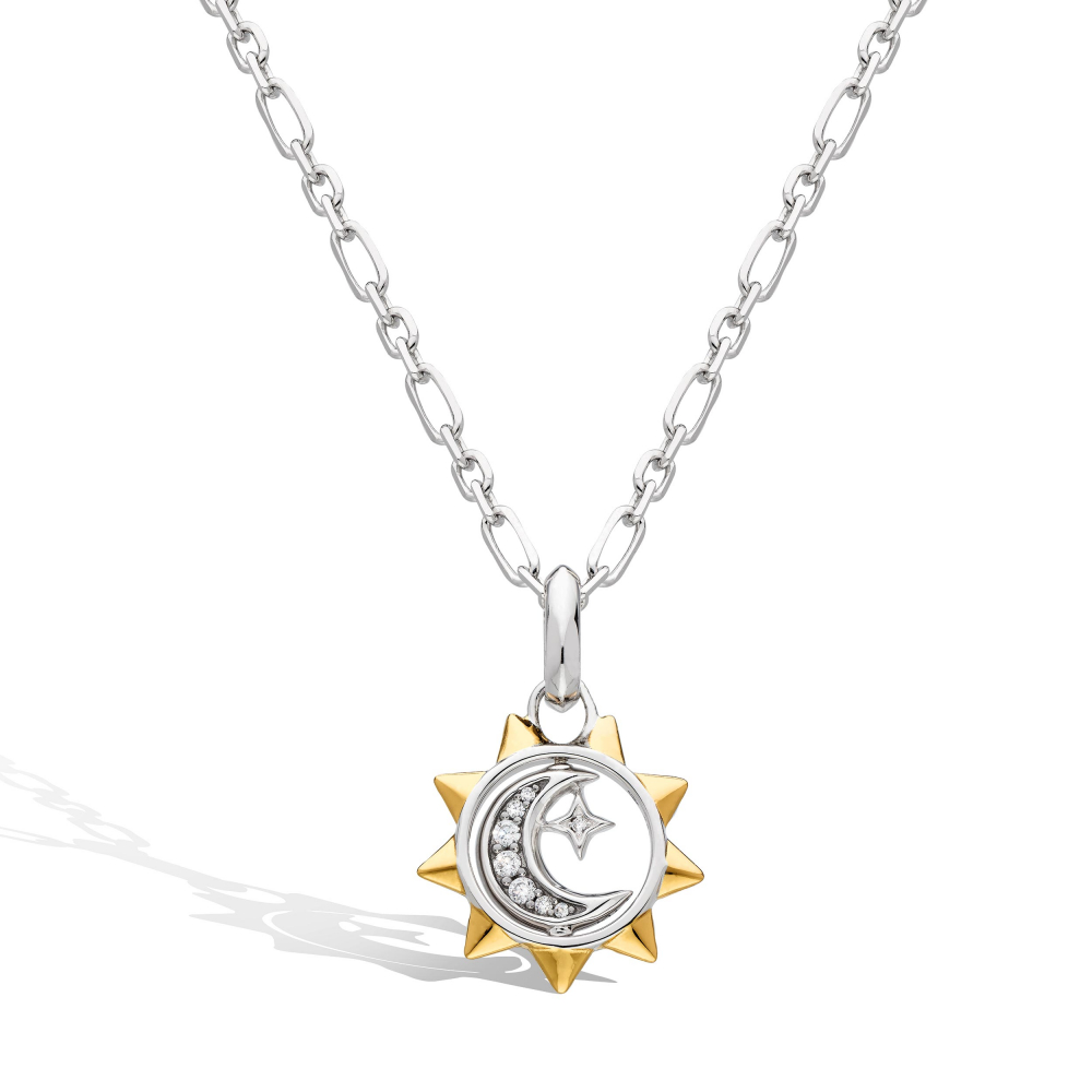 Celeste Sun, Moon, & Star Necklace