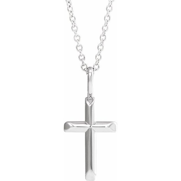 Silver Cross Necklace