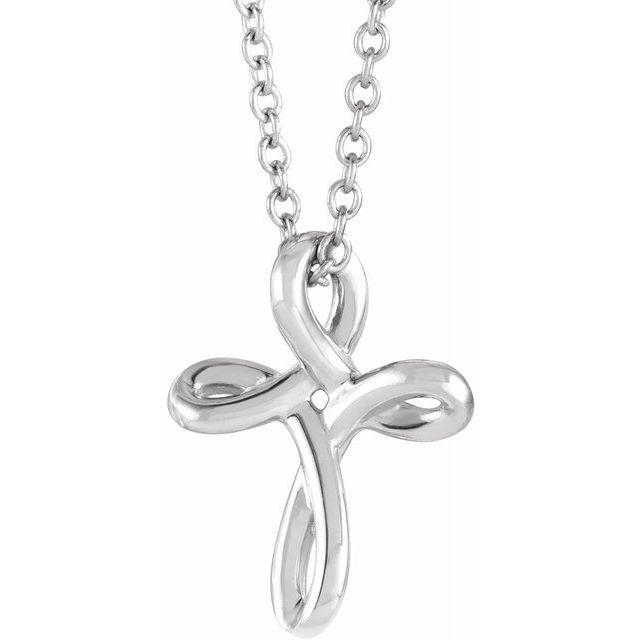 Silver Cross Necklace