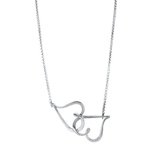 Silver Hearts Necklace