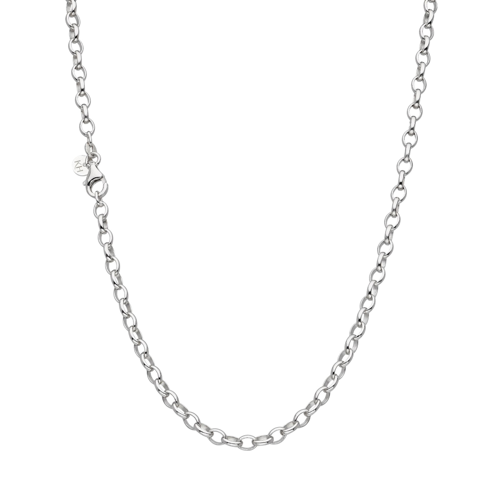Silver Rolo 18" Necklace