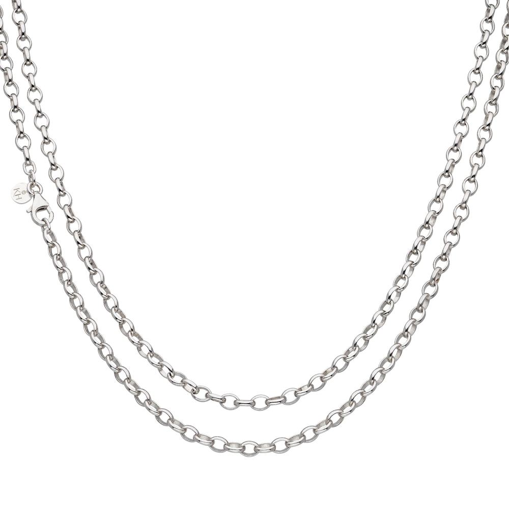 Silver Rolo 28" Necklace