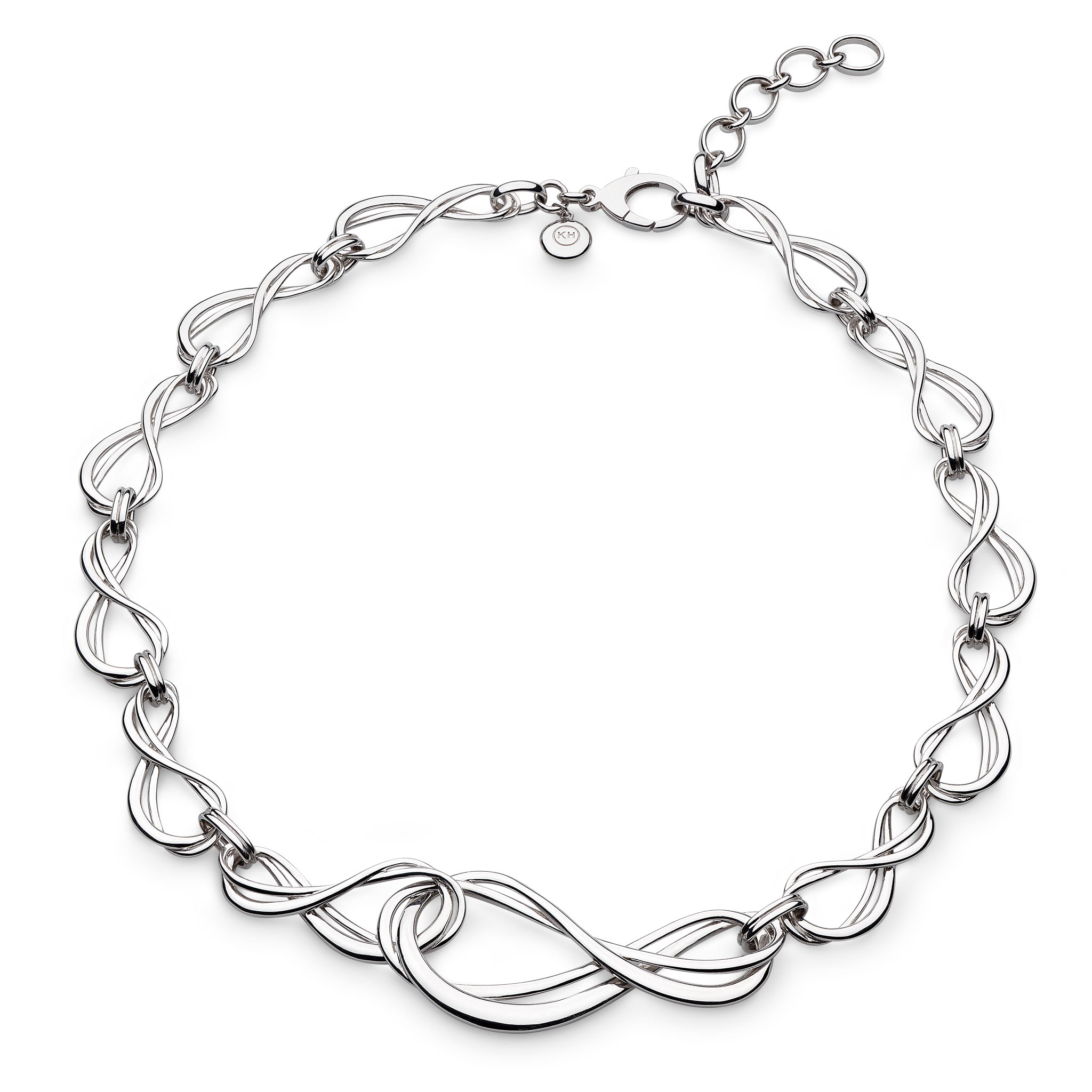 Silver Infinity Grande Necklace