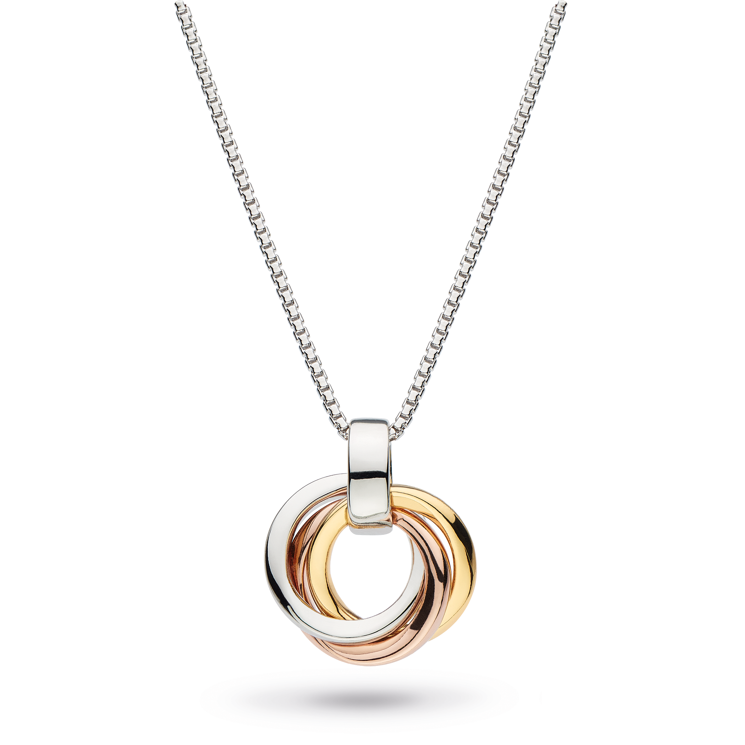 Bevel Small Trilogy Necklace