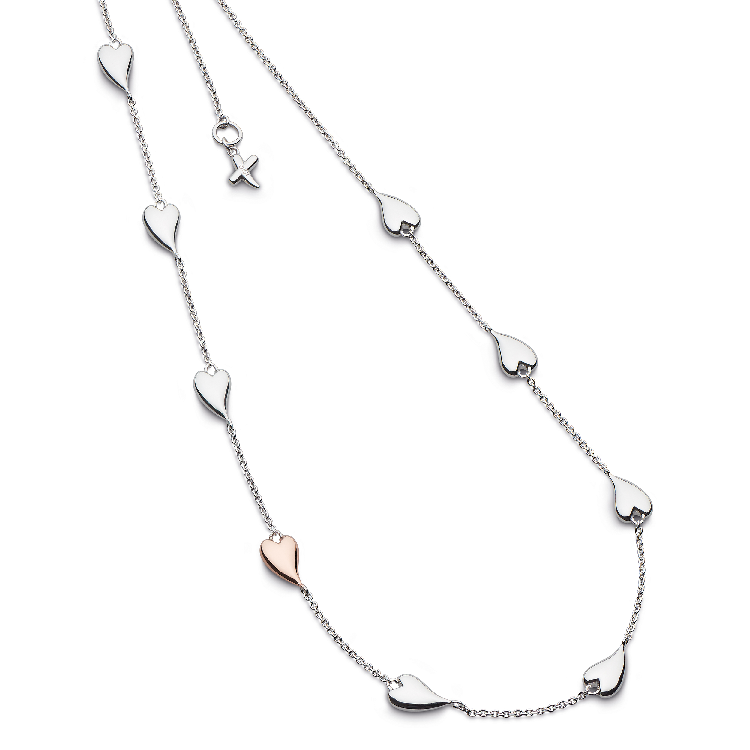 Station Heart Necklace