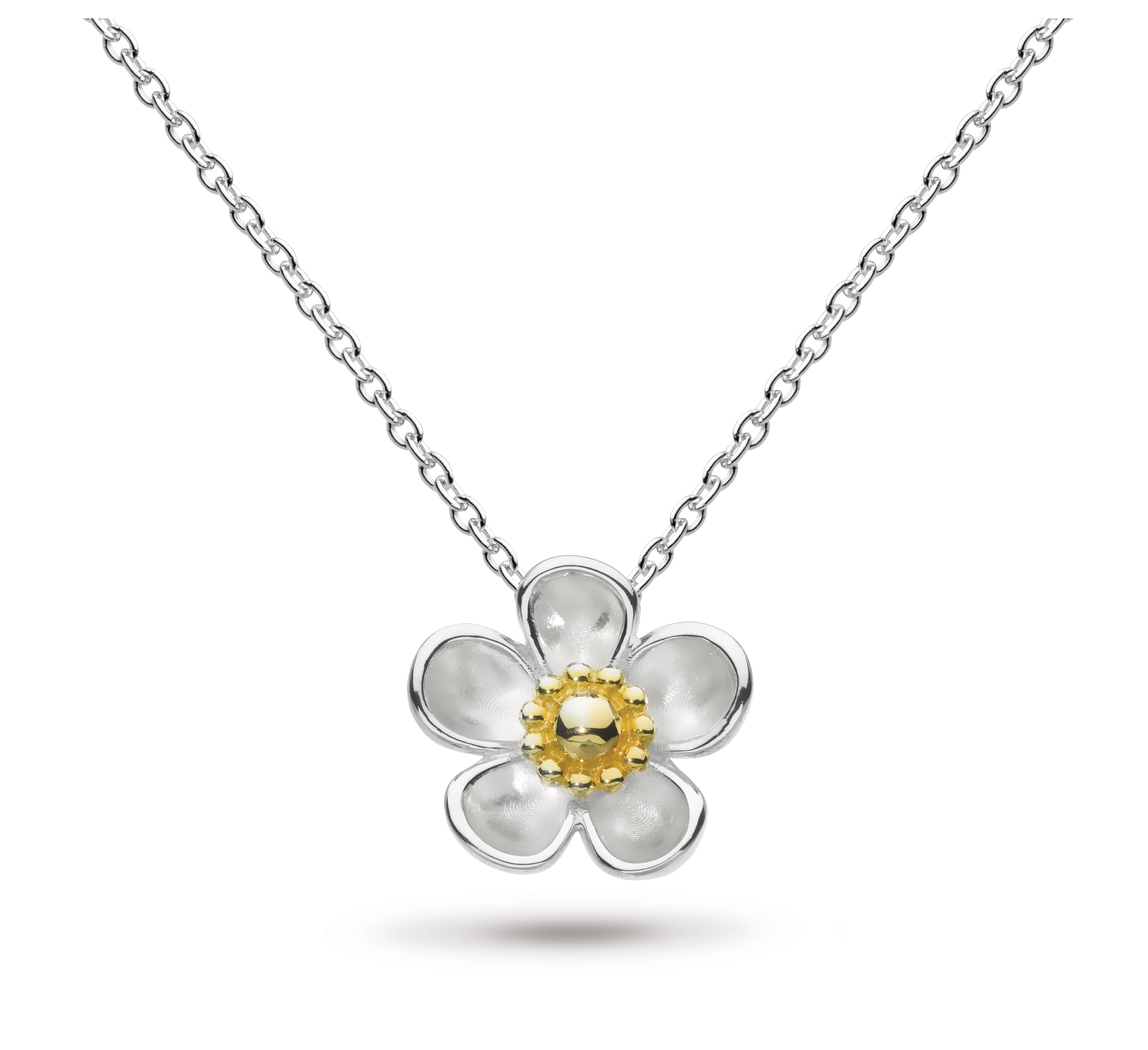 Wood Rose Necklace