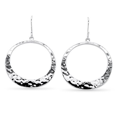 Silver Eclipse Earrings