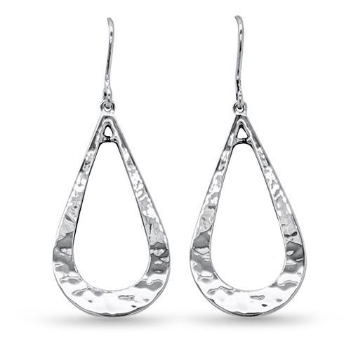 Silver Tear Drop Earrings