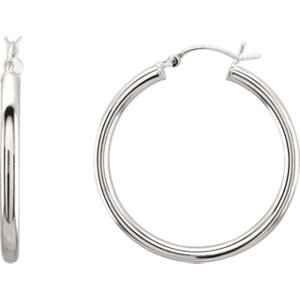 Sterling Silver Hoop Earrings