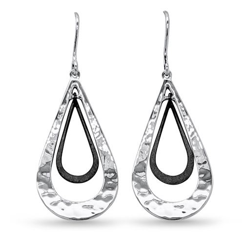 Double Tear Drop Earrings