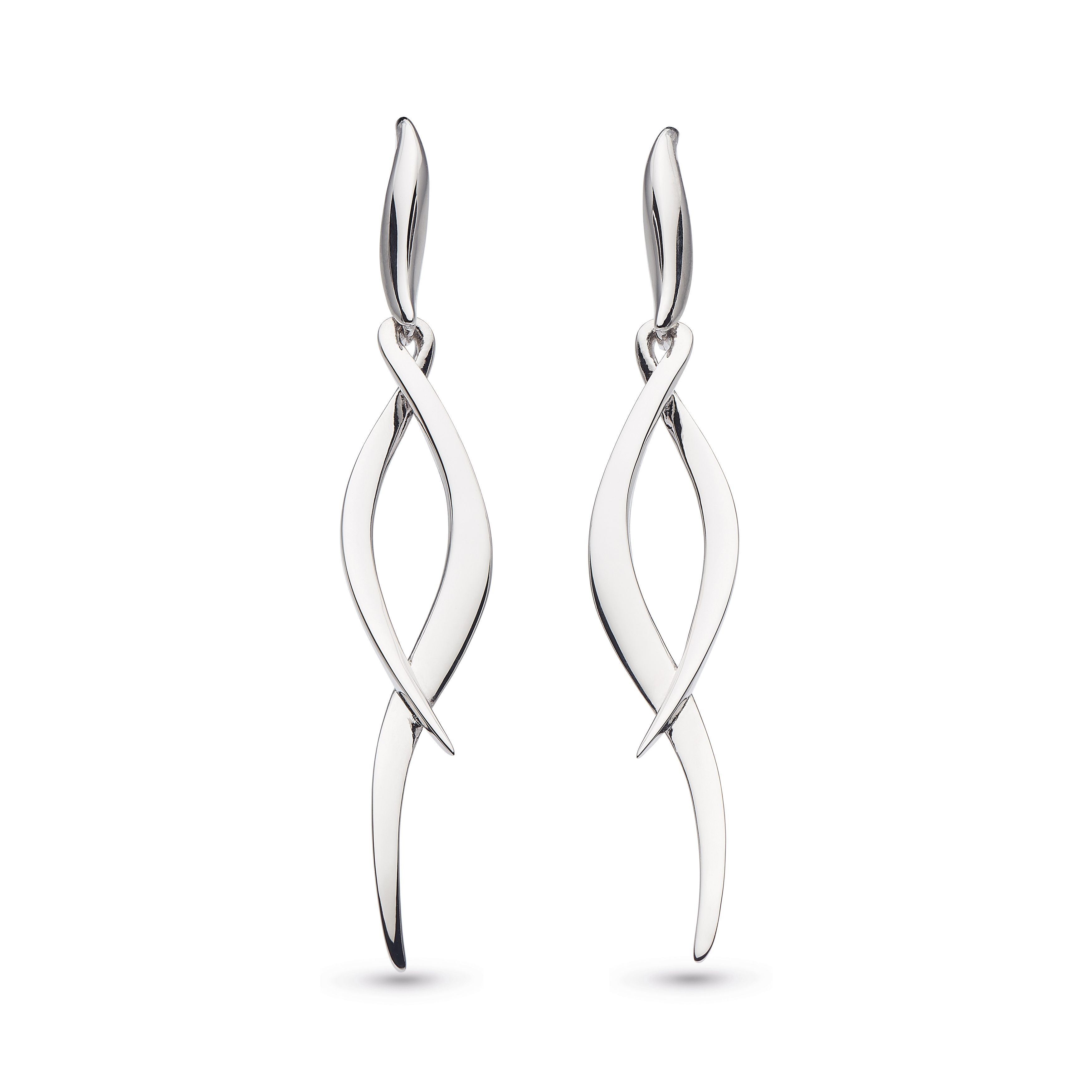 Entwine Twist Drop Earrings