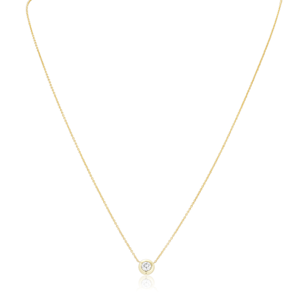 Roberto Coin 18k Yellow Gold and Diamond Necklace