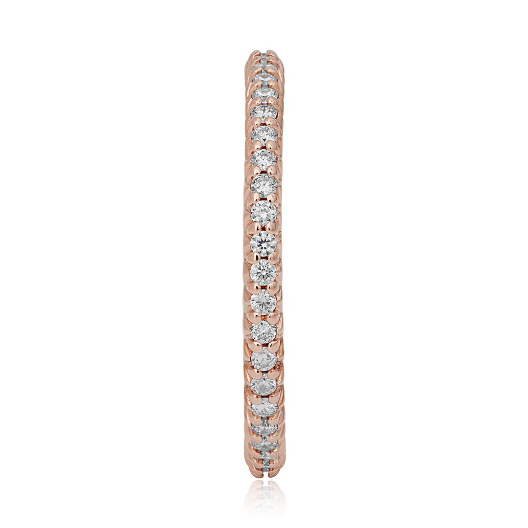 Roberto Coin 18k Rose Gold Round Diamond Eternity