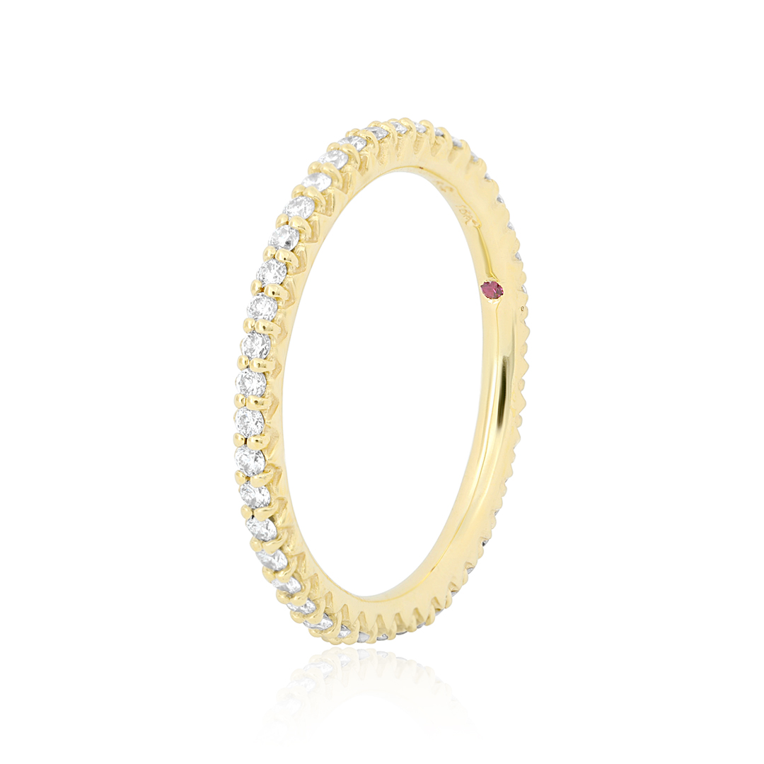 Roberto Coin 18k Yellow Gold and Diamond Eternity Band