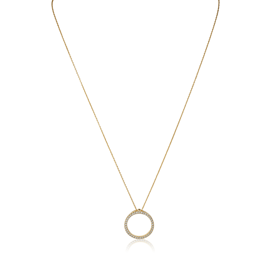 Roberto Coin 18k Yellow Gold Circle Necklace