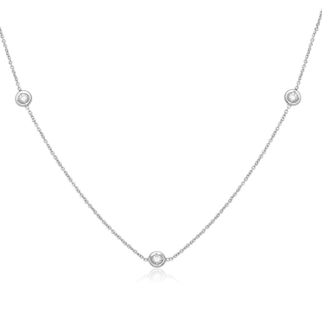 Roberto Coin White Gold Diamond Necklace