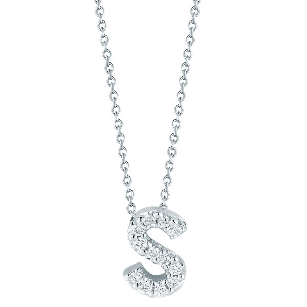 18K Yellow Gold Love Letter Collection Diamond 
