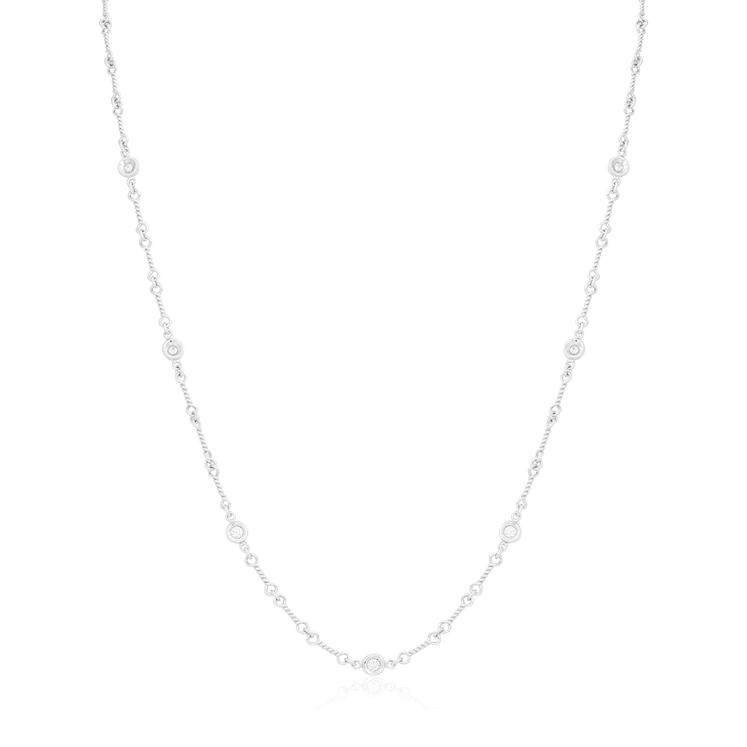 Roberto Coin White Gold Chain Necklace