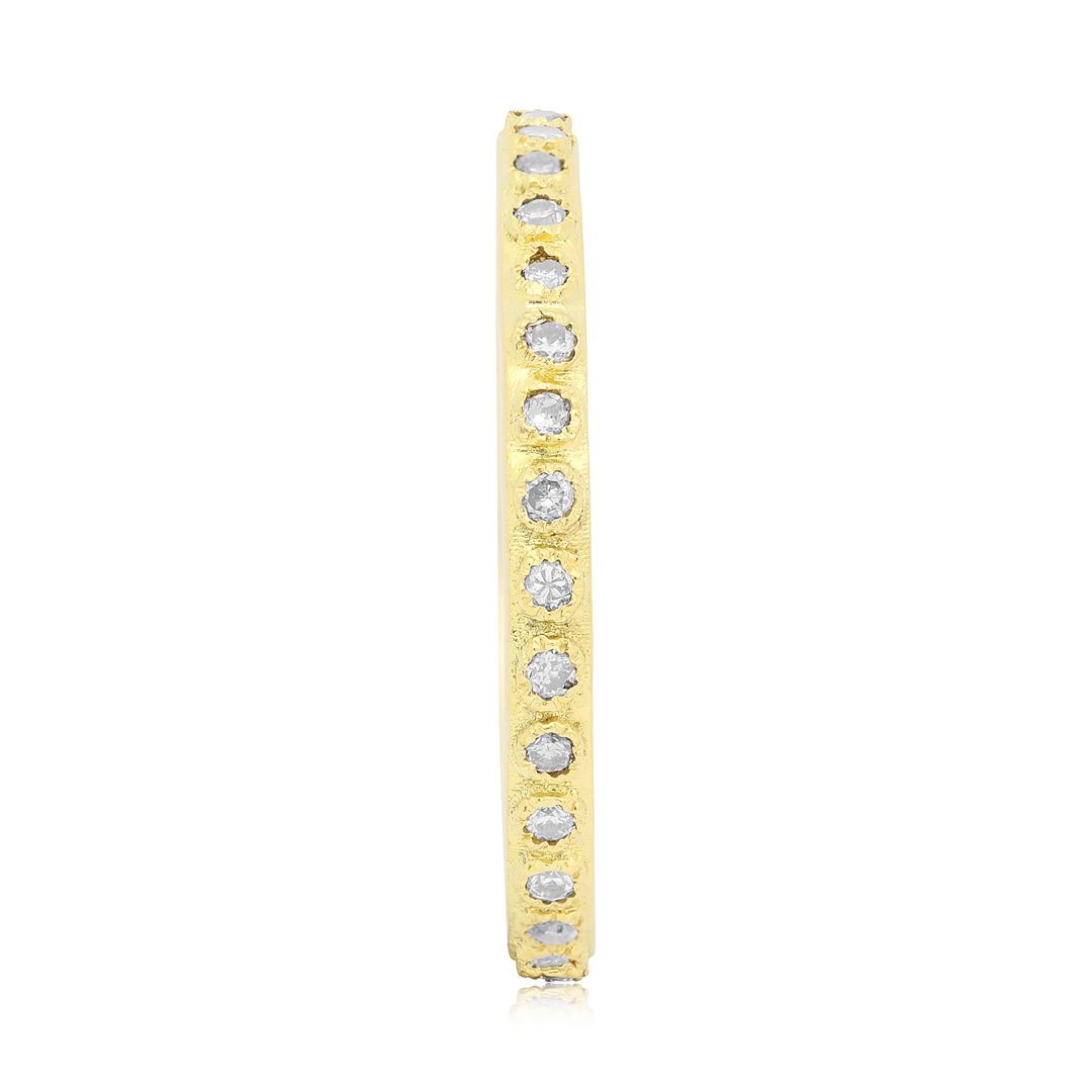 Armenta Old World Collection Yellow Gold Diamond Band