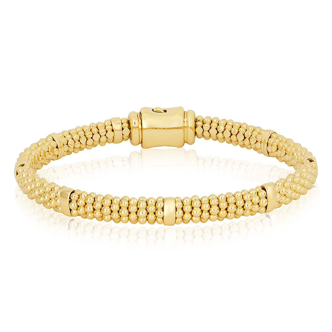 Caviar Collection 18K Yellow Gold Bracelet