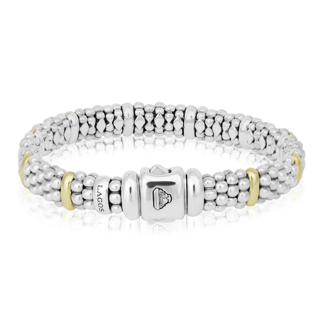 LAGOS Sterling Silver Caviar Collection Beaded Bracelet