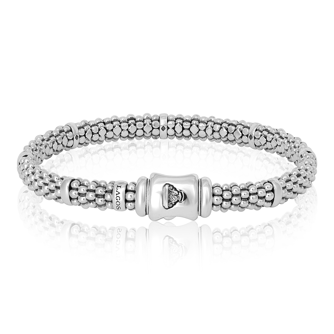 Lagos Sterling Silver Caviar Collection Bracelet