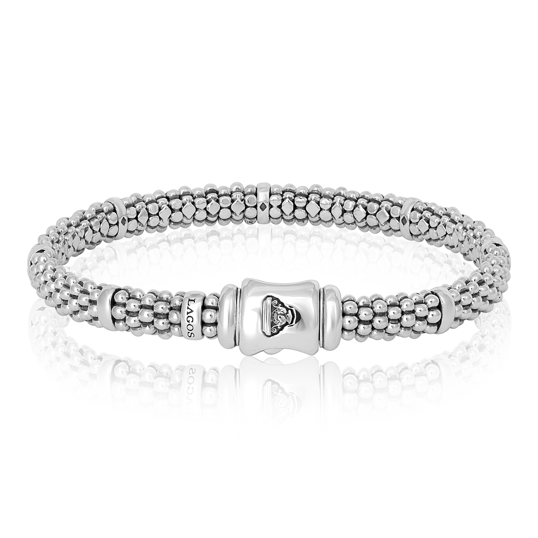 Lagos Sterling Silver Caviar Collection Bracelet