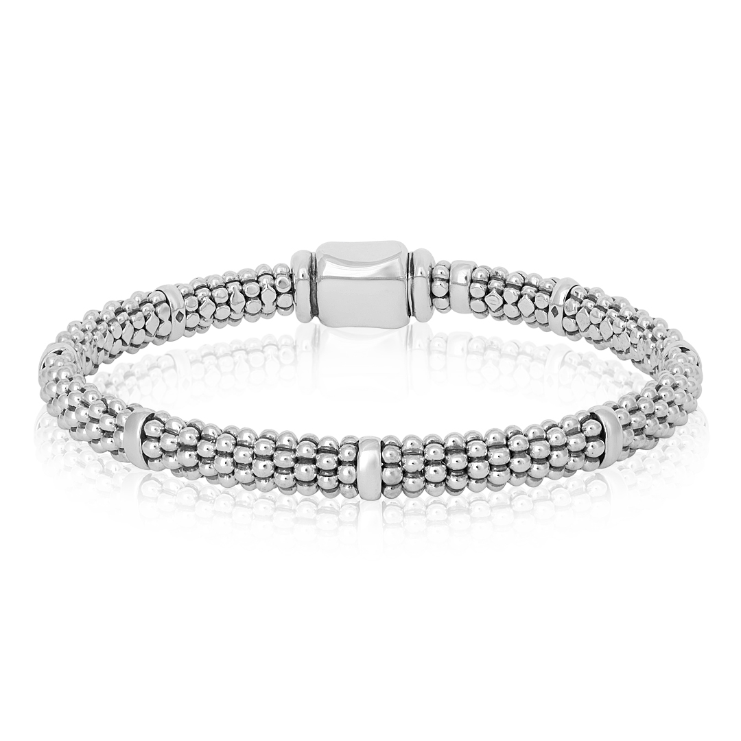 Lagos Sterling Silver Caviar Collection Bracelet