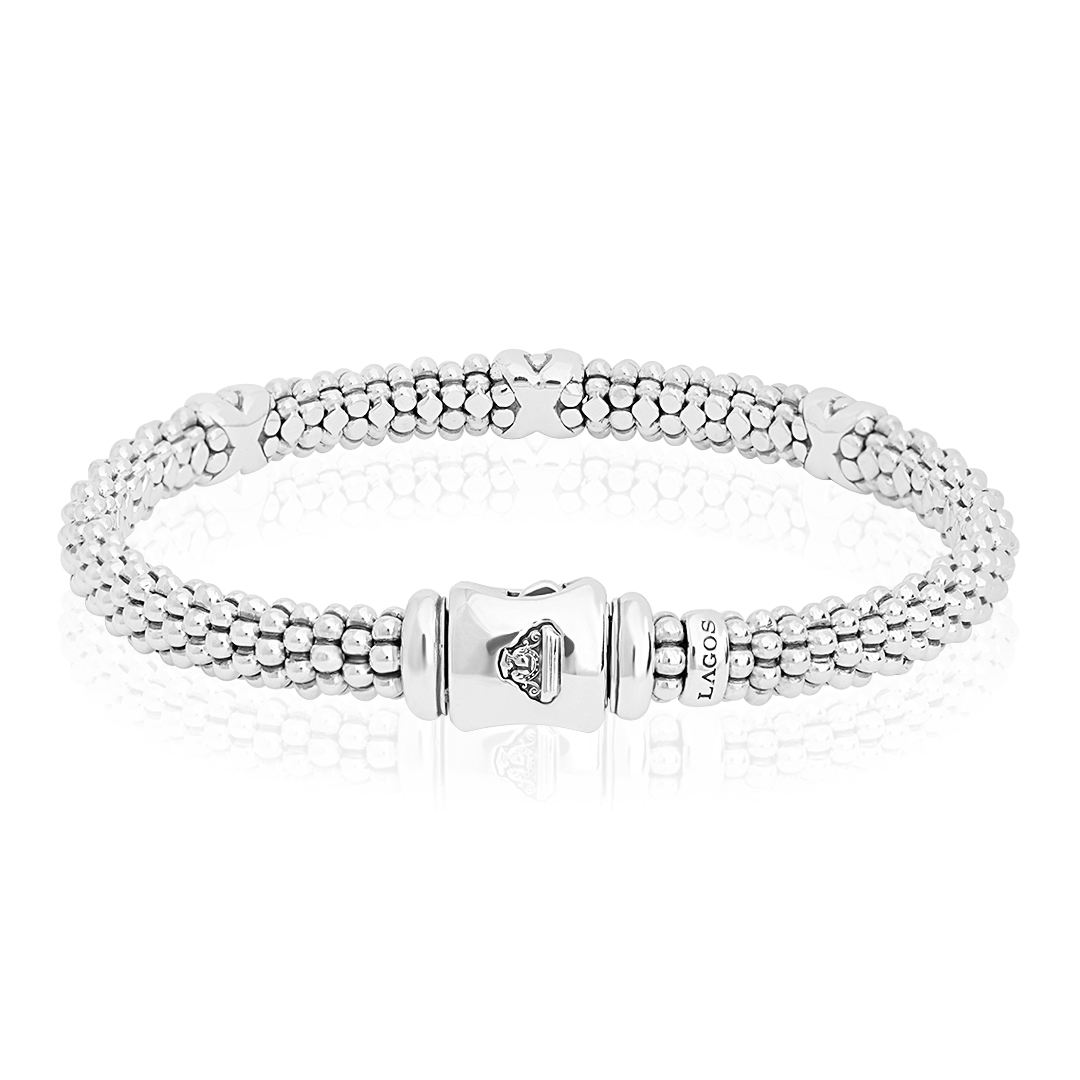 Lagos Sterling Silver Beaded Bracelet