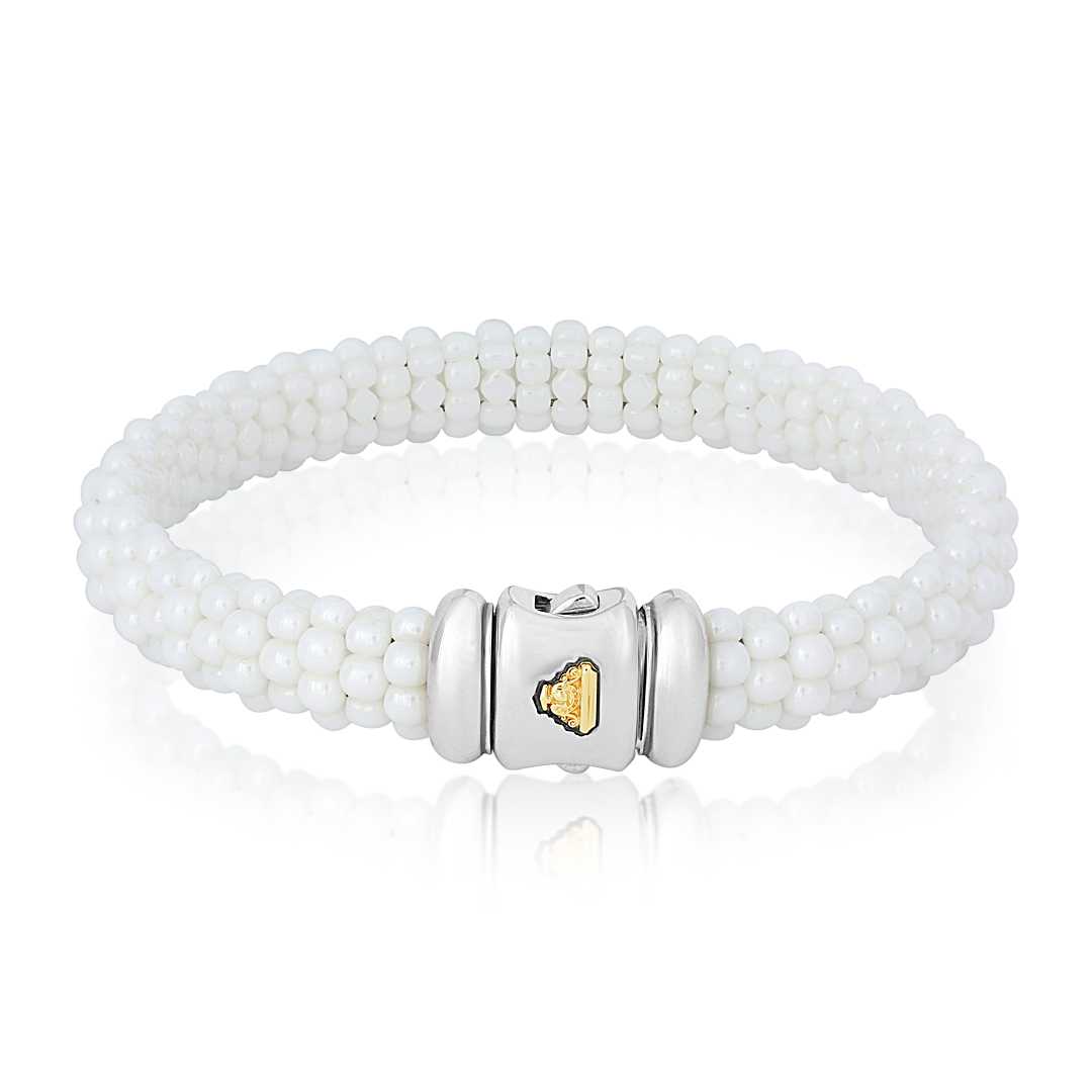 LAGOS White Caviar Collection Ceramic Bracelet