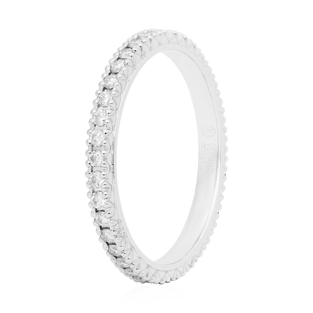 Platinum Diamond Eternity Band