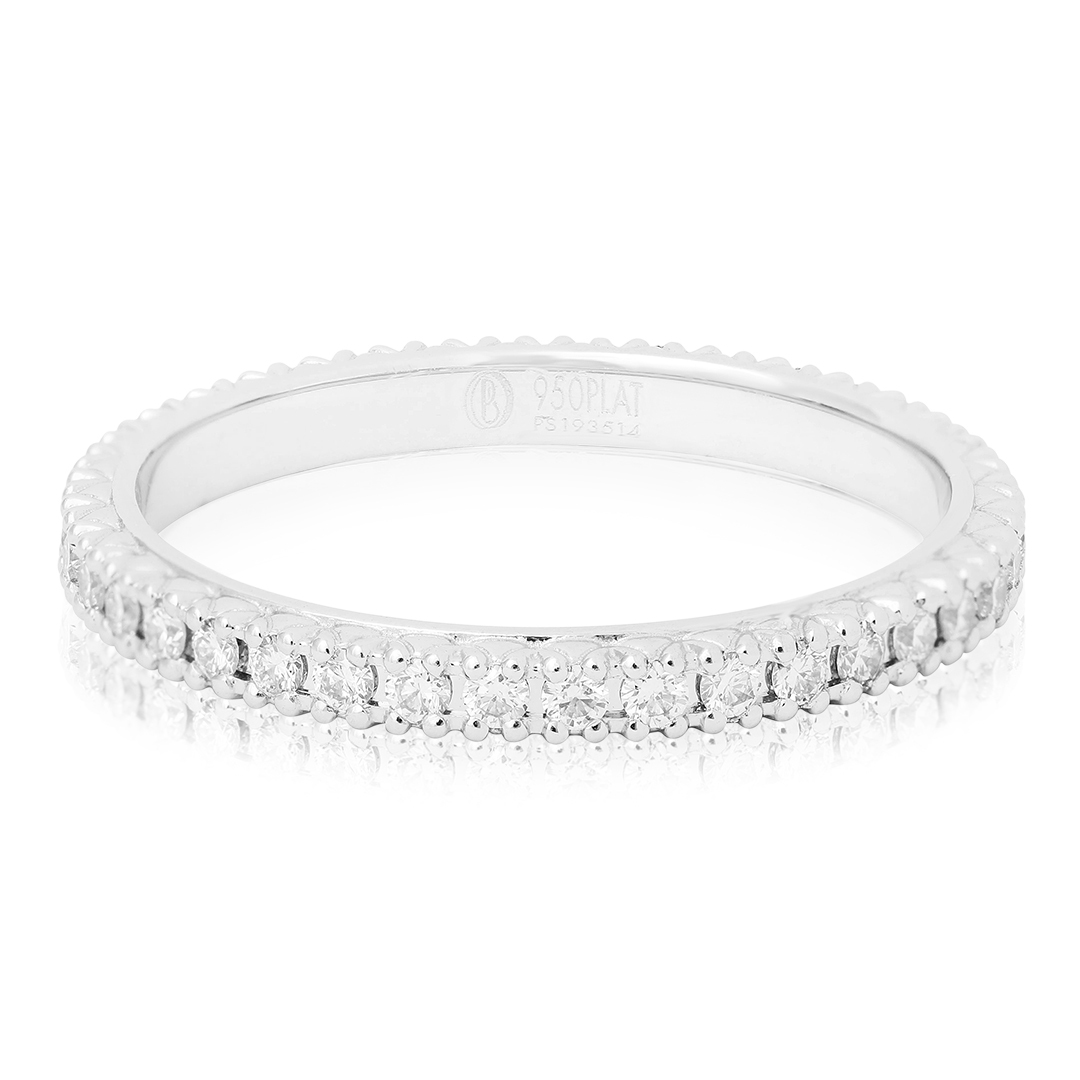 Platinum Diamond Eternity Band