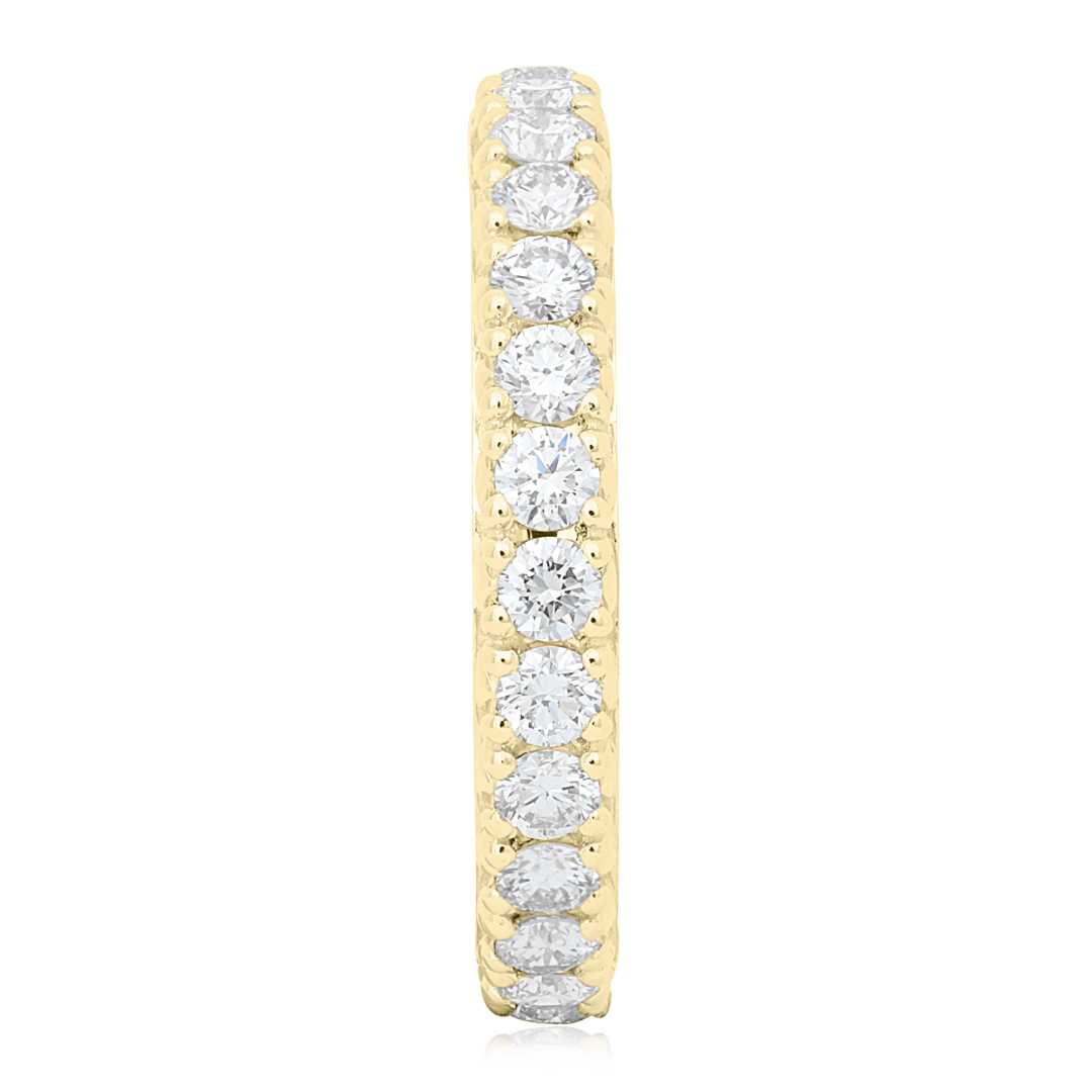 18K Yellow Gold Diamond Eternity Band