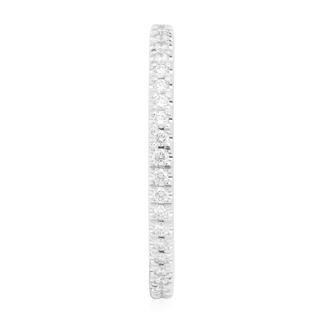 TIVOL Platinum Round Diamond Eternity Band