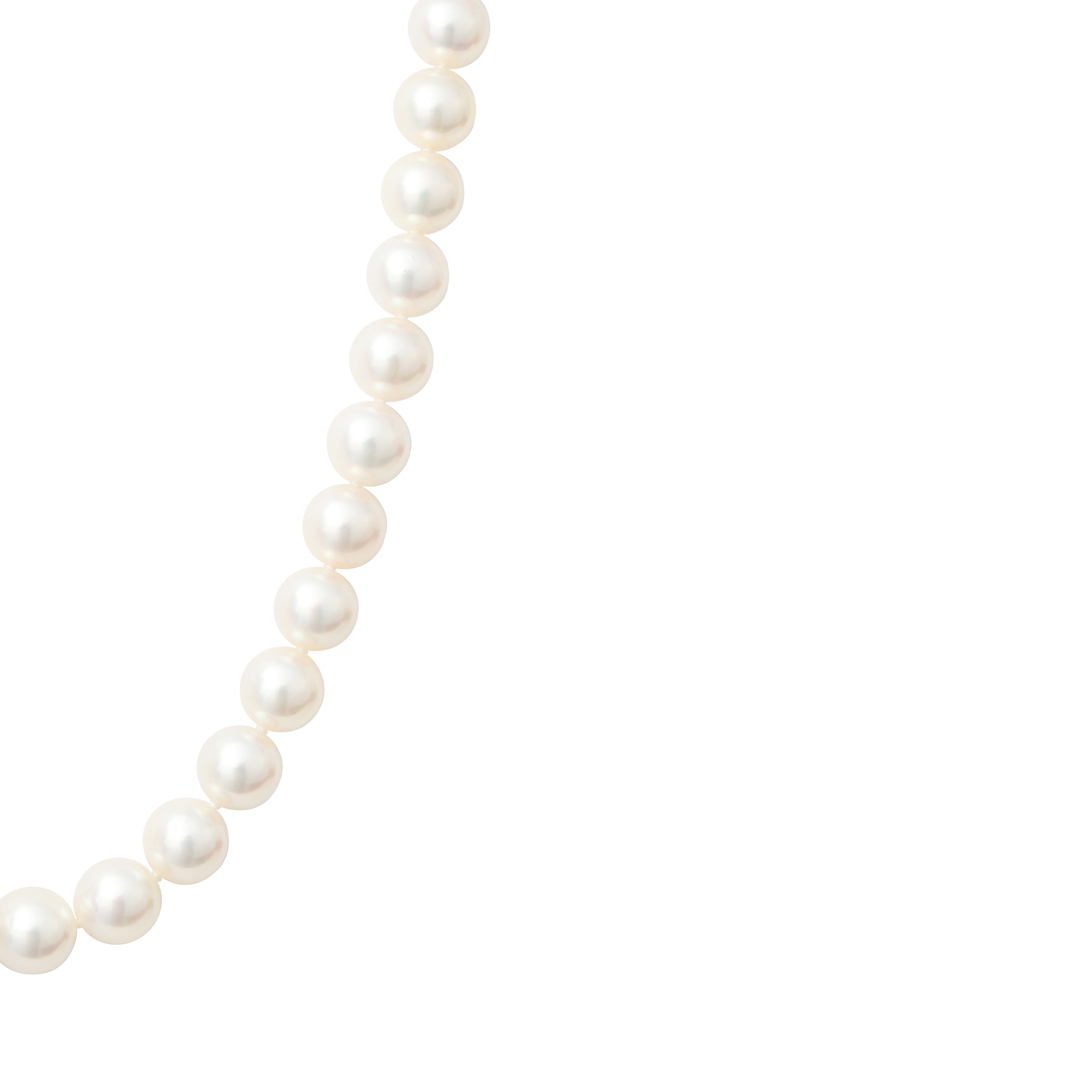 18K Rose Gold and Pearl Necklace