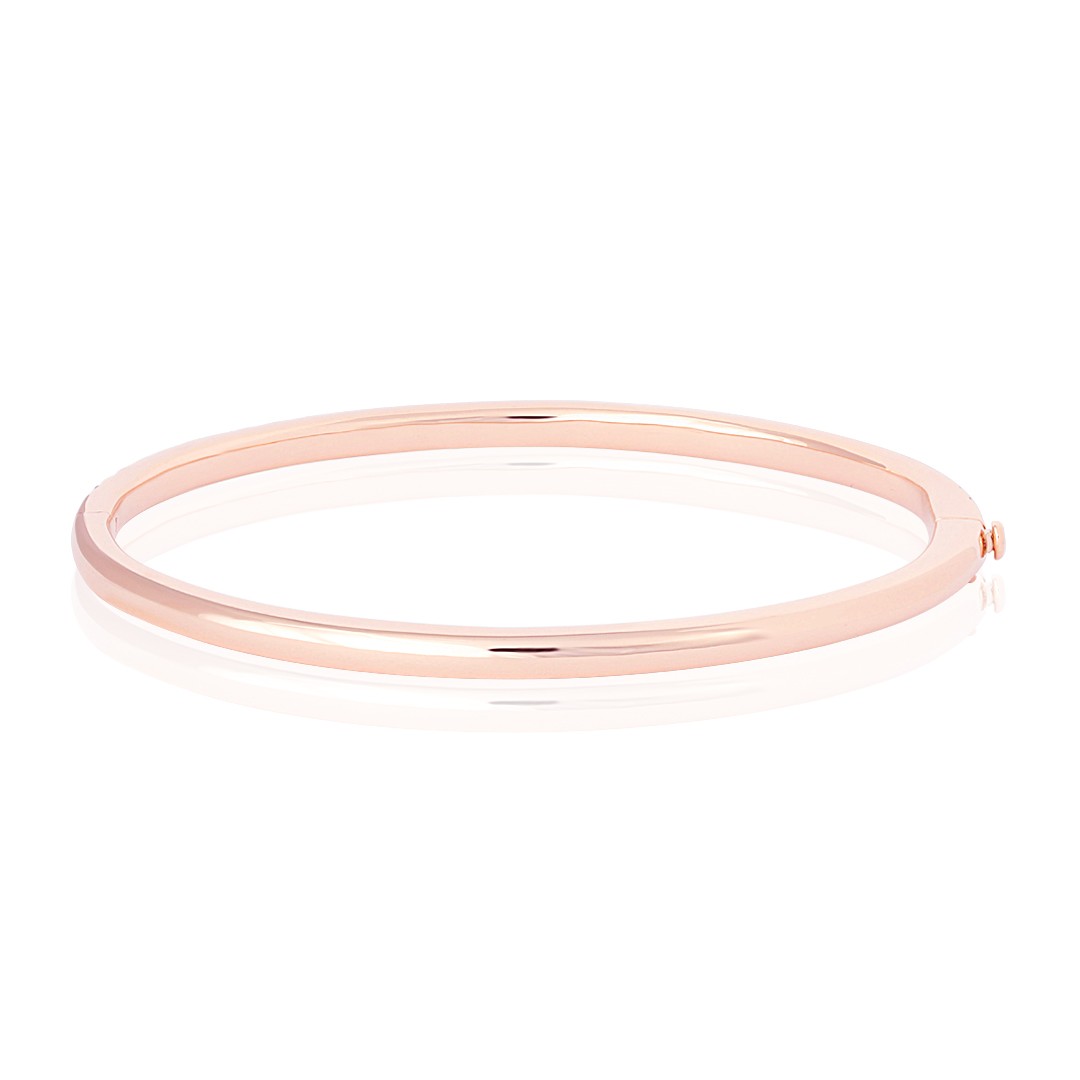 18K Rose Gold Stackable Collection Diamond Bangle