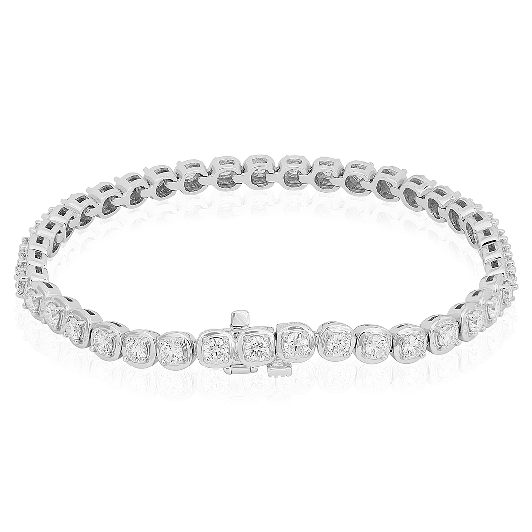 Tivol White Gold Diamond Bracelet