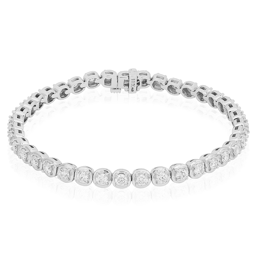 Tivol White Gold Diamond Bracelet