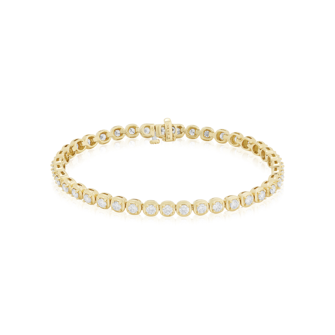Tivol Yellow Gold Diamond Bracelet itemprop=
