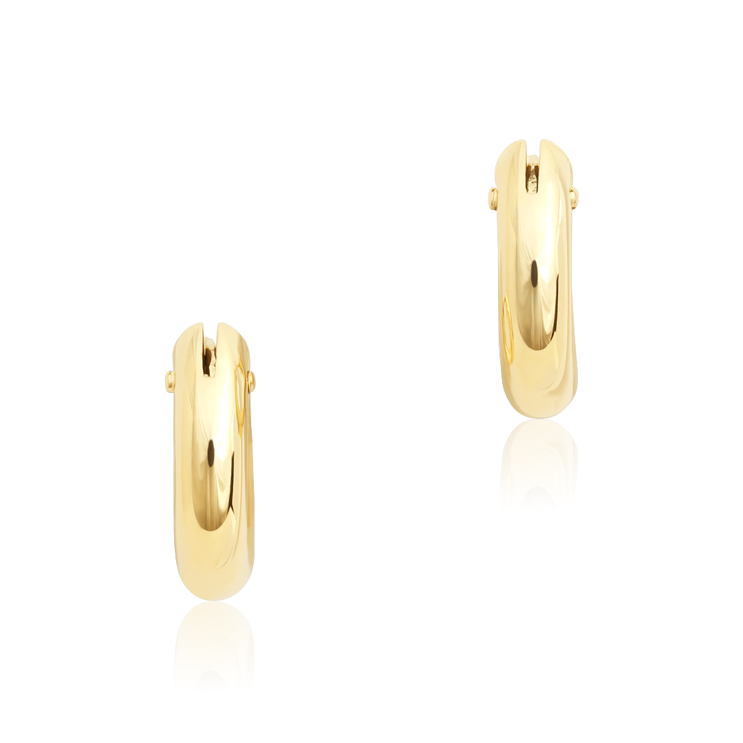 Roberto Coin 18K Yellow Gold Small Round Hoop Earrings