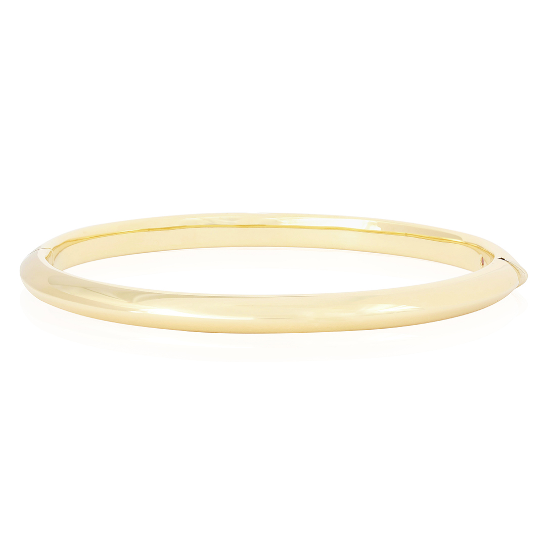 Roberto Coin 18k Yellow Gold Hinged Bangle Bracelet