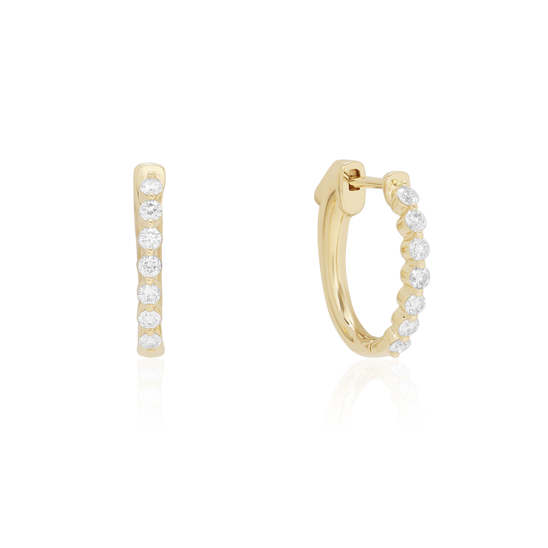 TIVOL Diamond Hoop Earrings